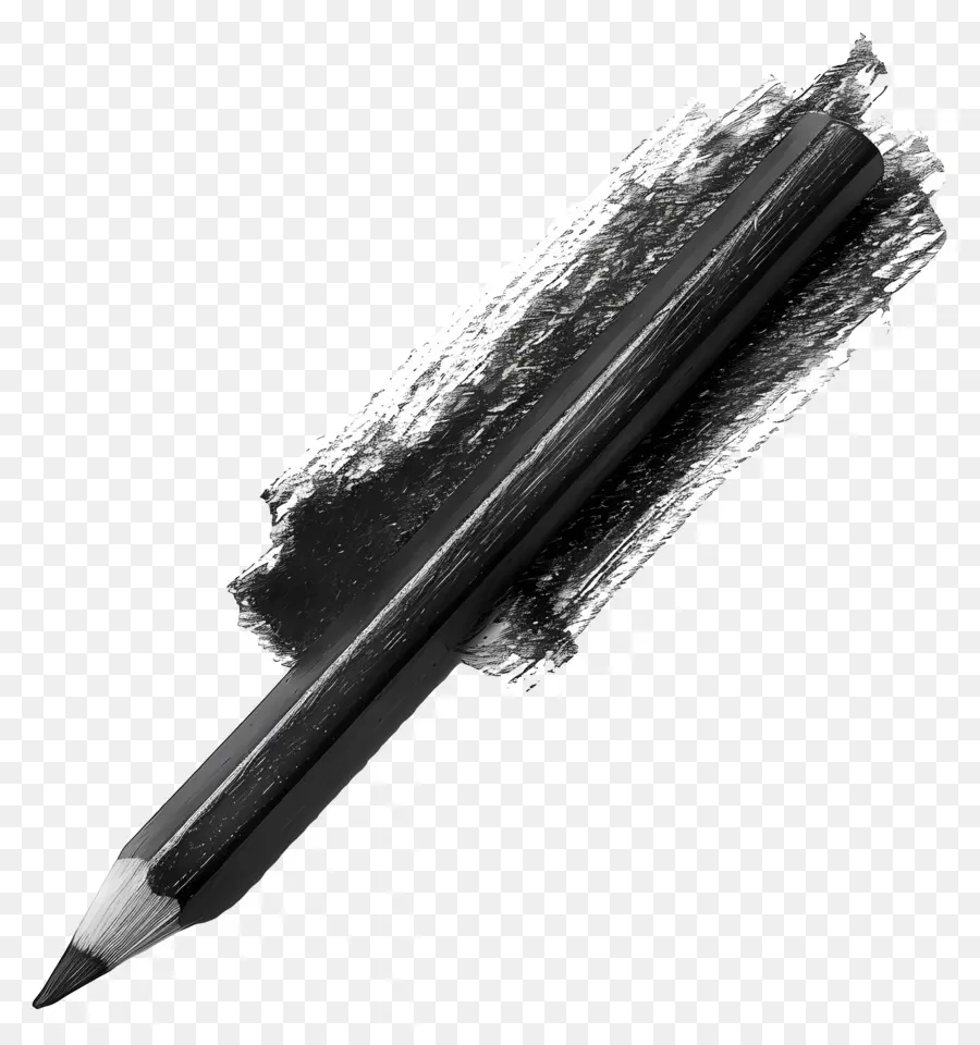 Crayon，Noir Et Blanc PNG