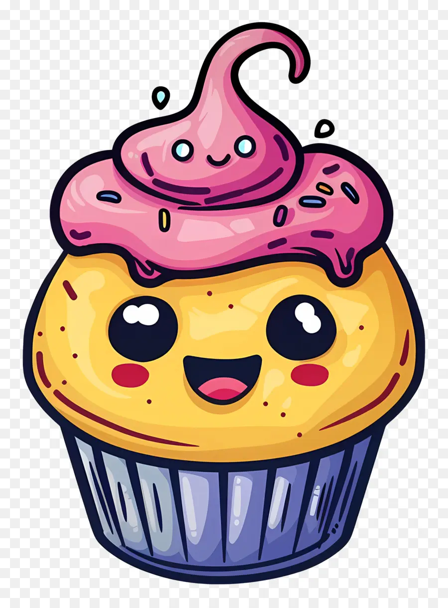 Emoji Cupcake，Cupcake PNG