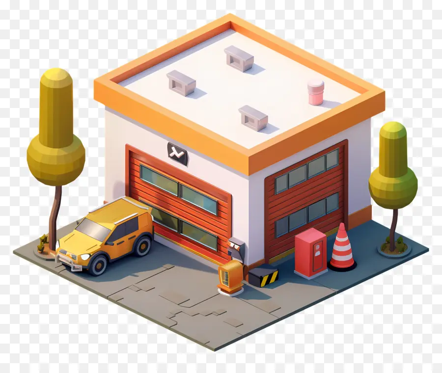 Garage 3d，Voiture PNG