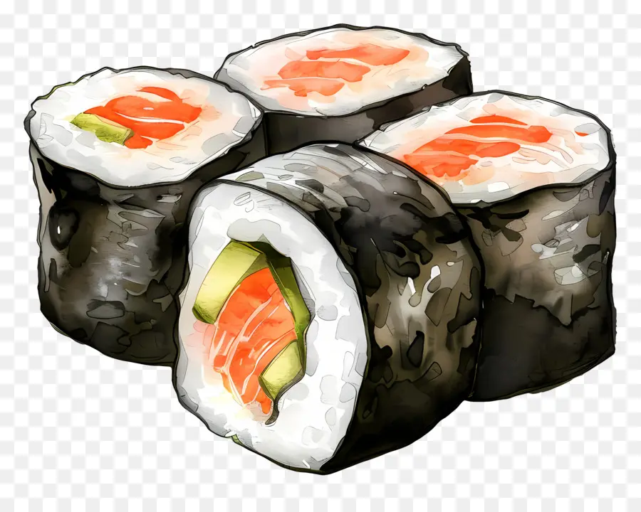 Rouleau De Sushi Maki，Sushi PNG