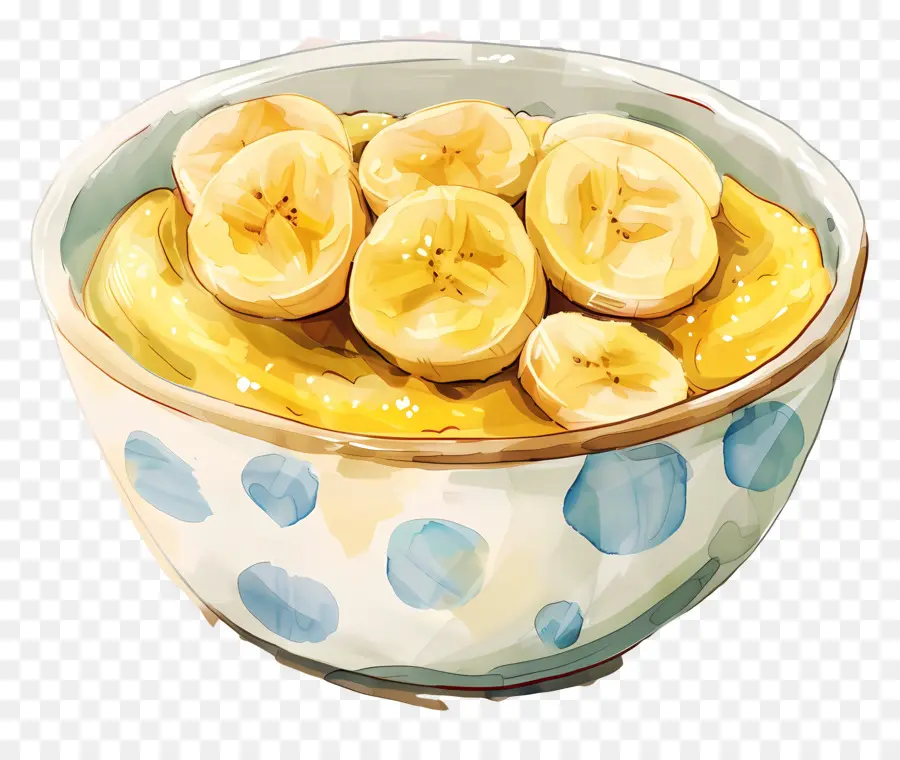 Pouding à La Banane，Dessert PNG