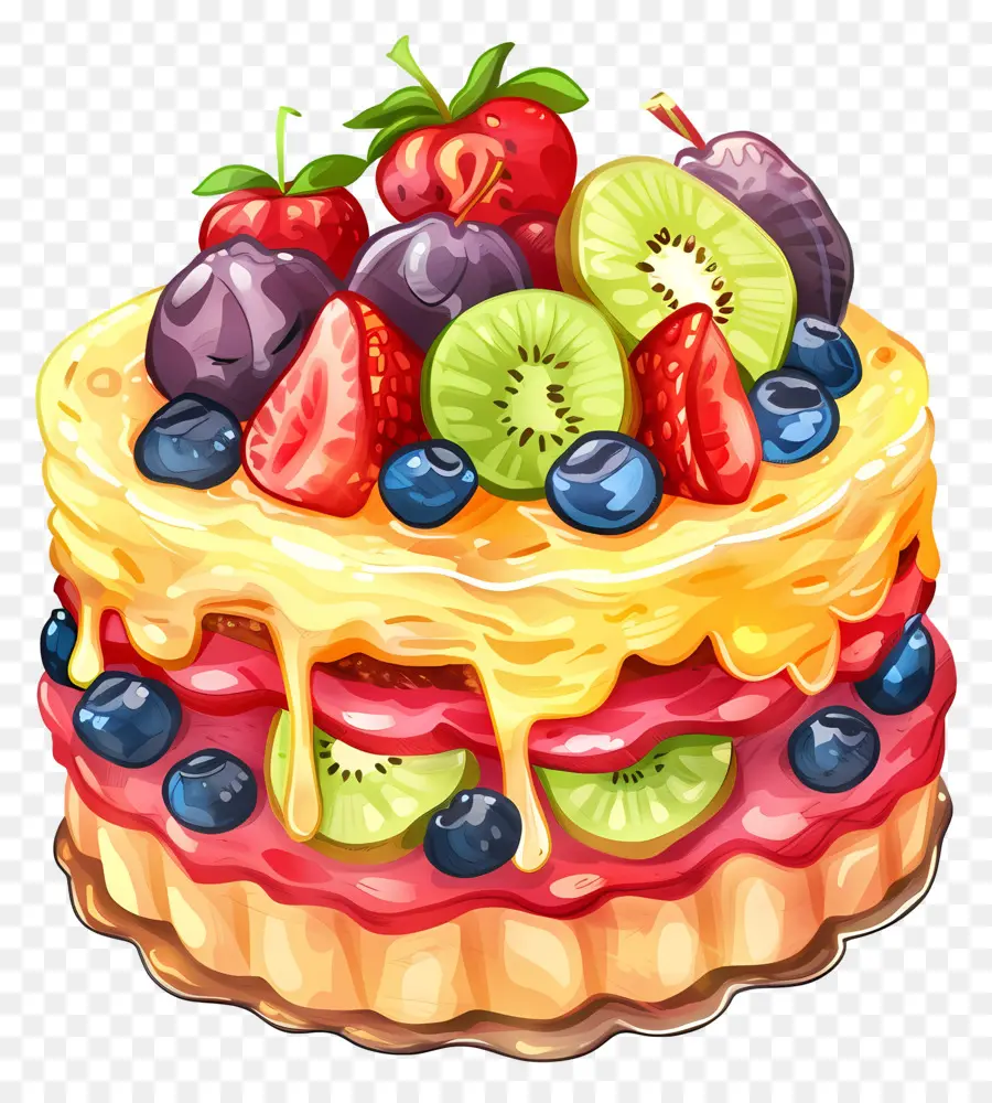 Gâteau Aux Fruits Du Soleil，Gâteau Au Chocolat PNG