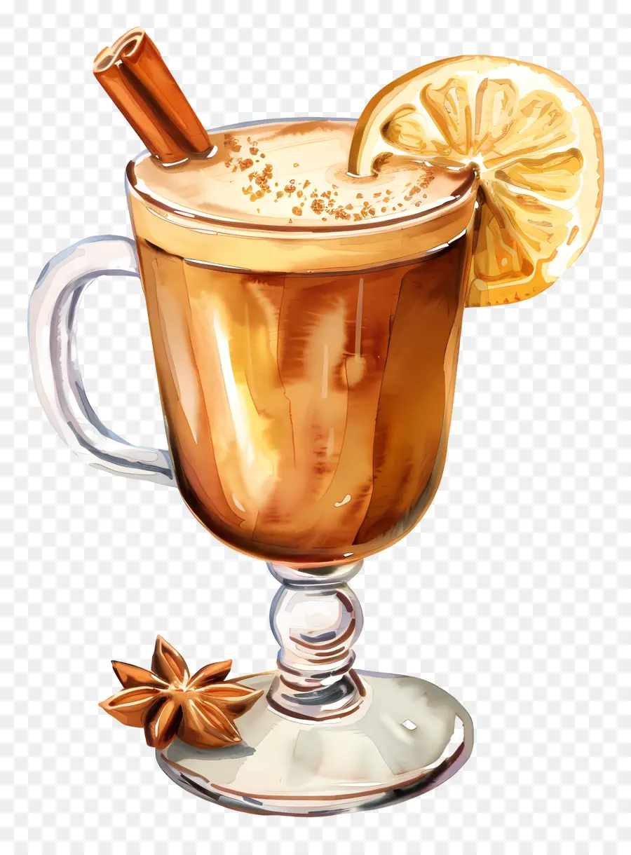 Rhum Beurré，Chocolat Chaud PNG