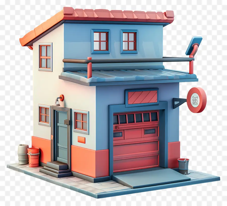 Garage 3d，Petit Garage PNG