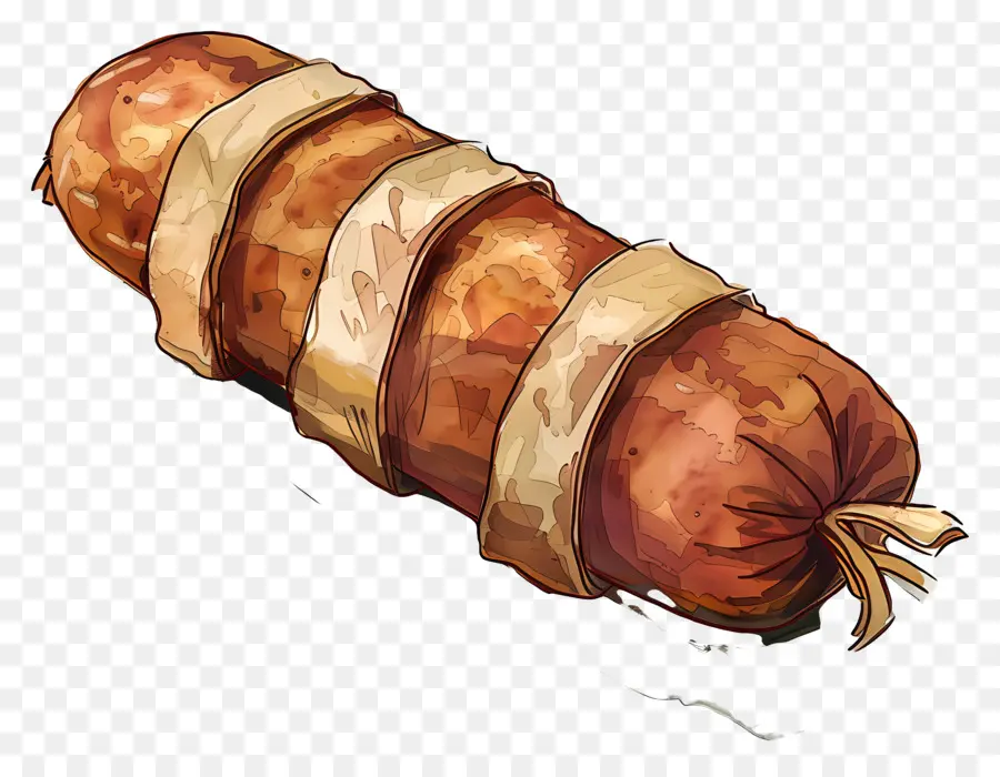 Saucisse Enveloppée，Fromage PNG