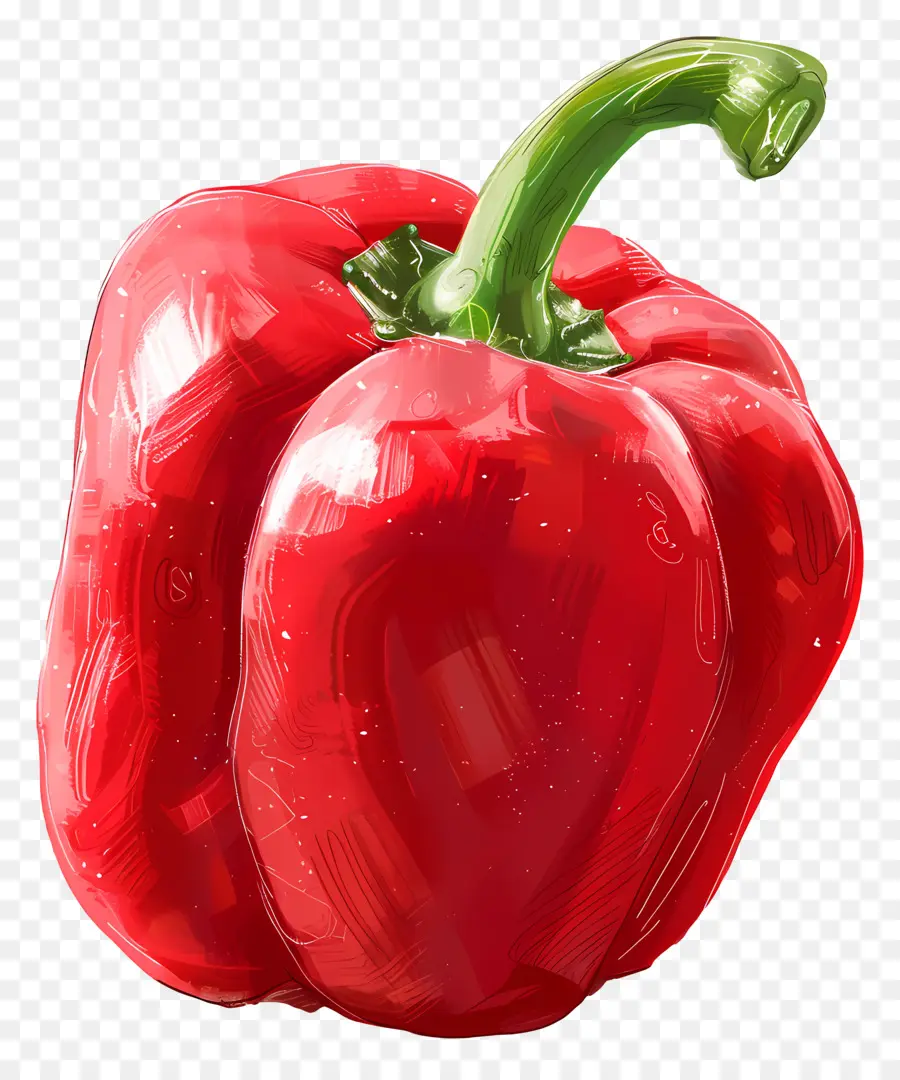 Poivron Rouge，Légumes PNG