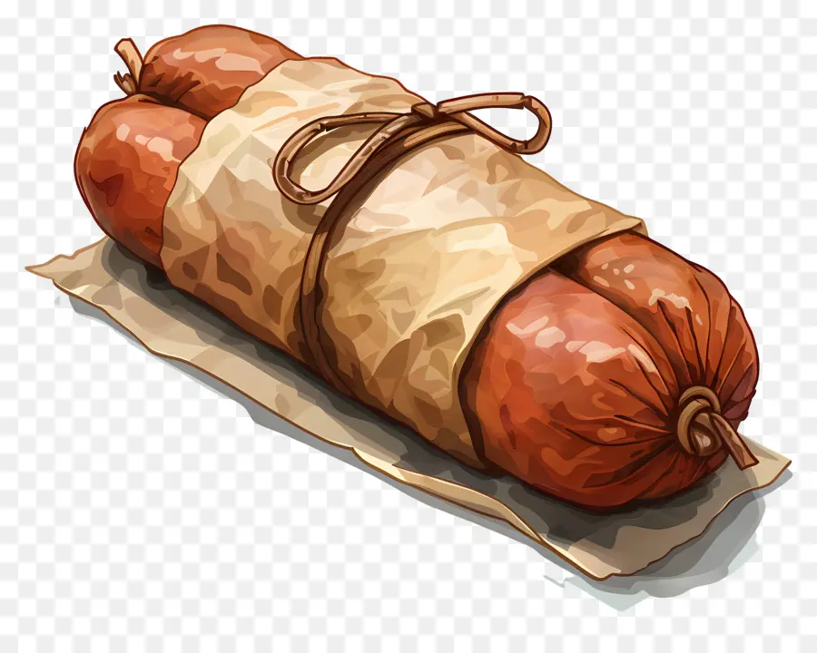 Saucisse Enveloppée，Saucisse PNG