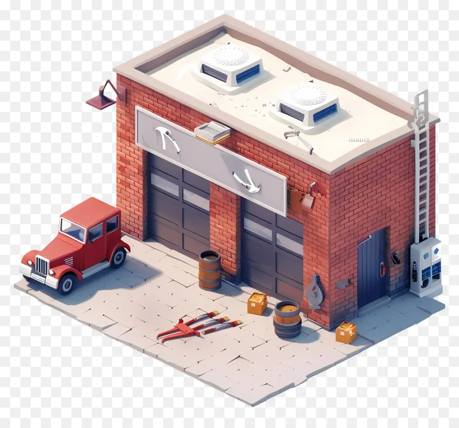 Garage 3d，Garage Des Outils PNG