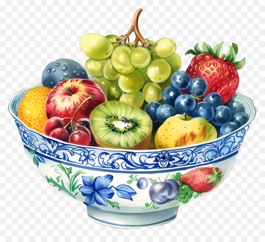 Bol De Fruits，Fruit De La Peinture PNG