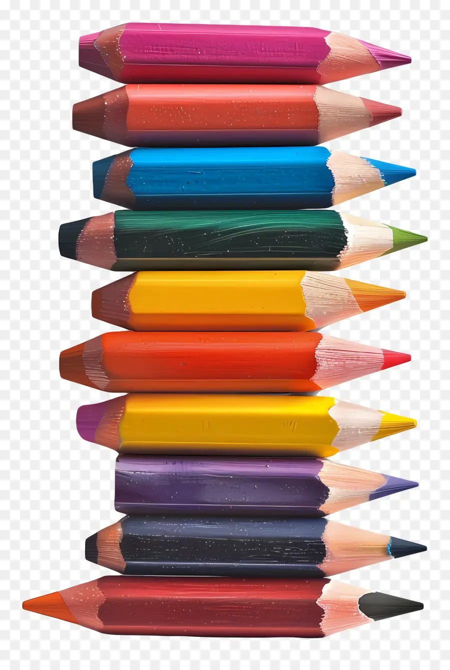 Crayons De Couleur，Crayons Colorés PNG