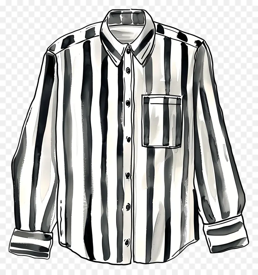 Chemise Rayée，Chemise Noire Et Blanche PNG