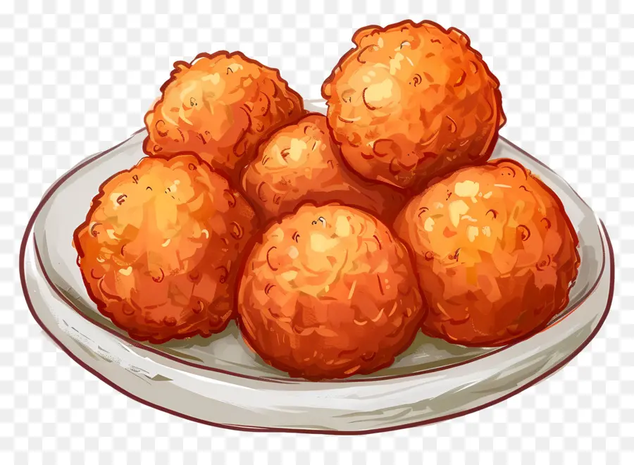 Boulettes De Poulet，Les Aliments Frits PNG