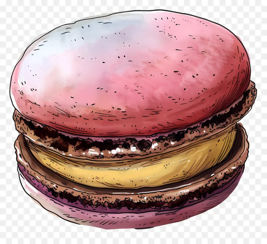 Macaron，La Pâte D'amande PNG