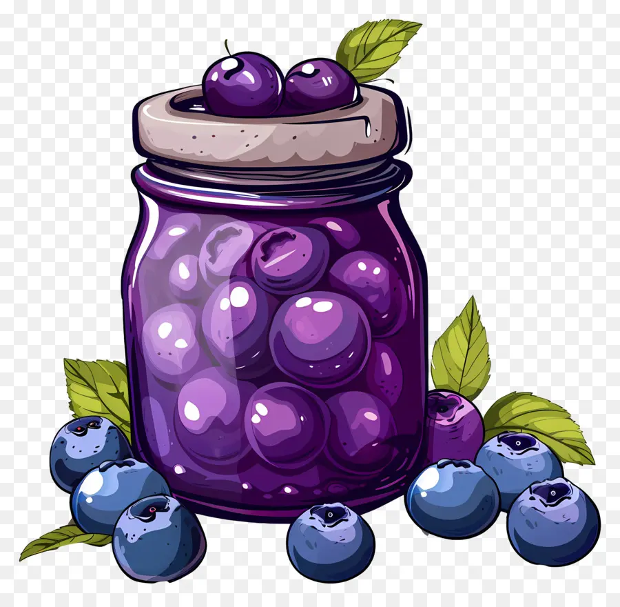 Confiture De Bleuets，Les Bleuets PNG