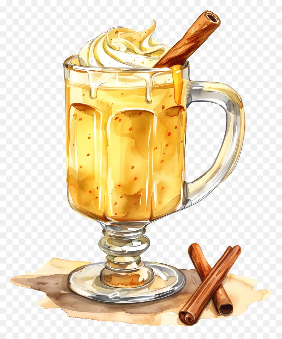 Rhum Beurré，Chocolat Chaud PNG