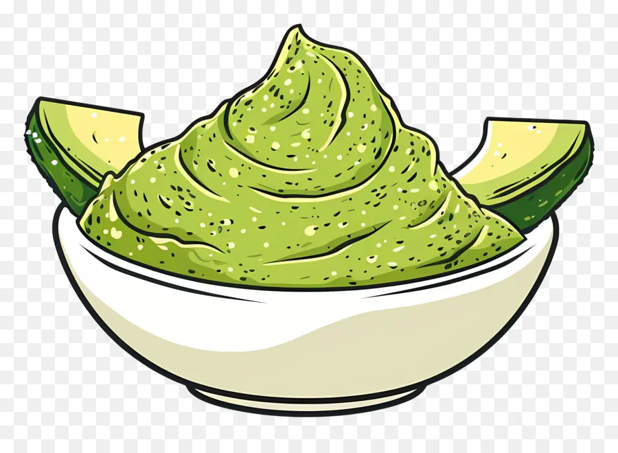 Guacamole，Sauce Avocat PNG