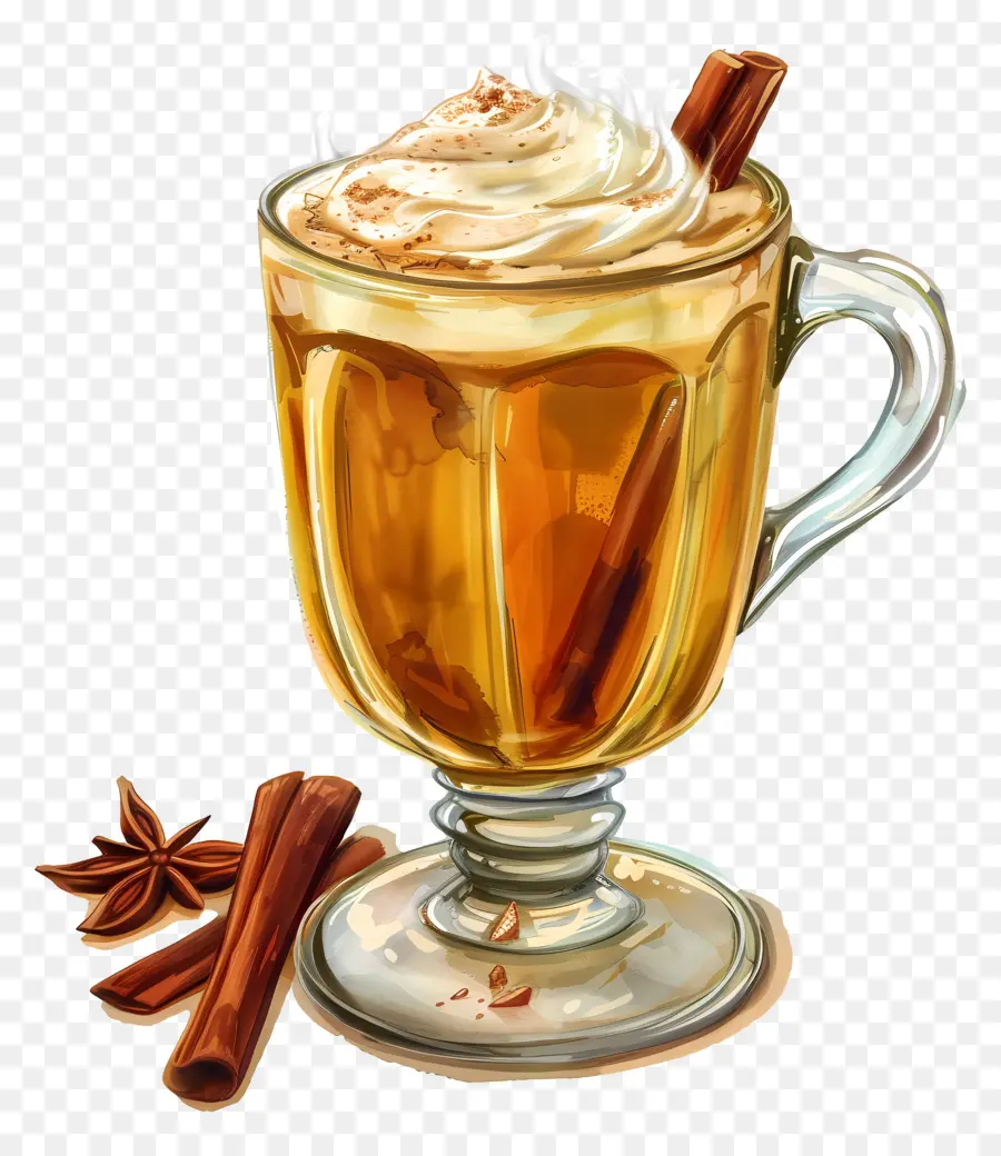 Rhum Beurré，Chocolat Chaud PNG