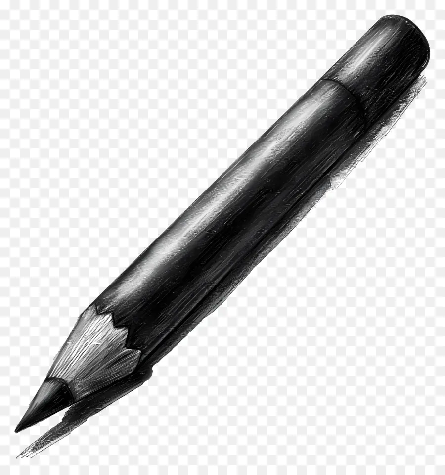 Crayon，Noir Et Blanc PNG