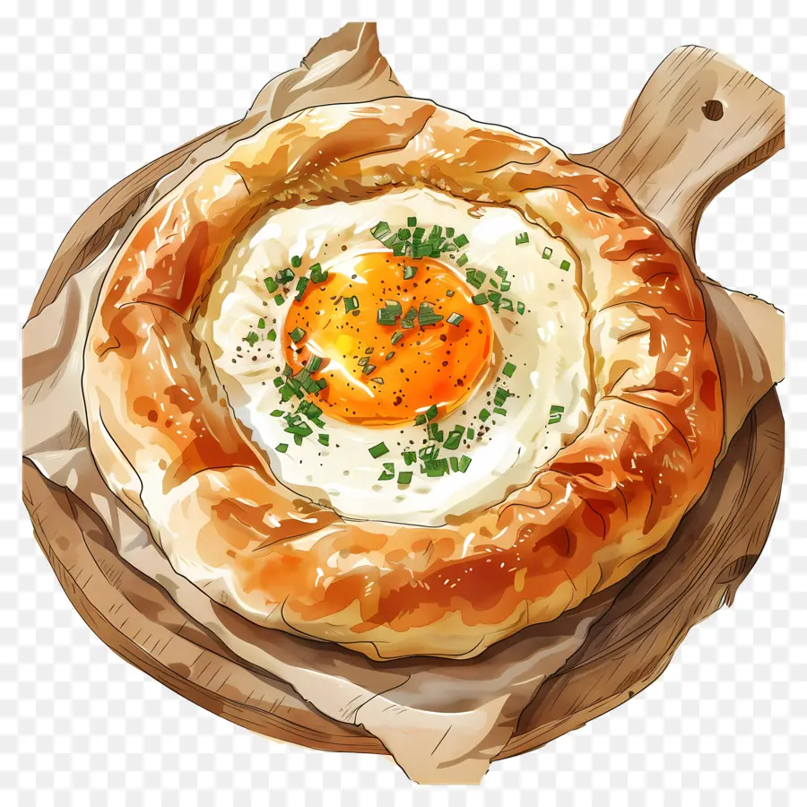 Acharuli Khachapuri，Pâtisserie Ouverte PNG