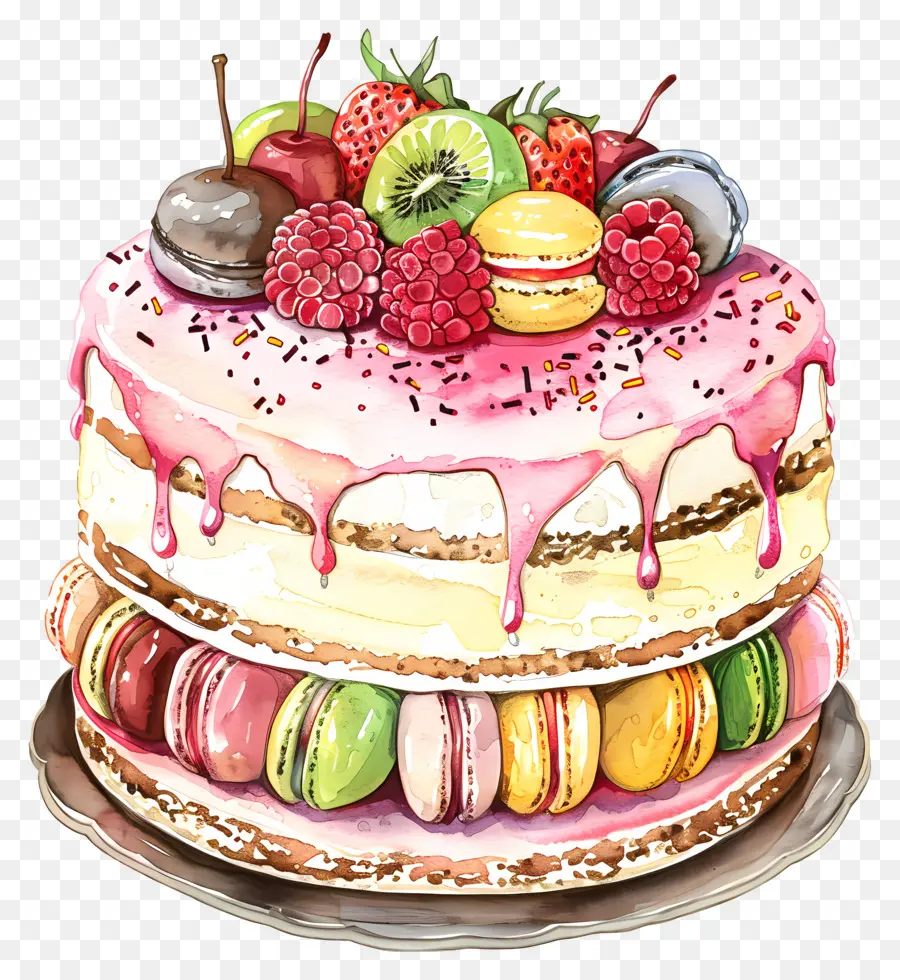 Gâteau Aux Fruits，Dessert PNG