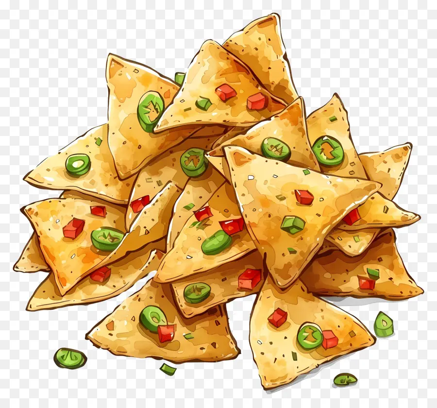 Nachos，Les Chips De Maïs PNG