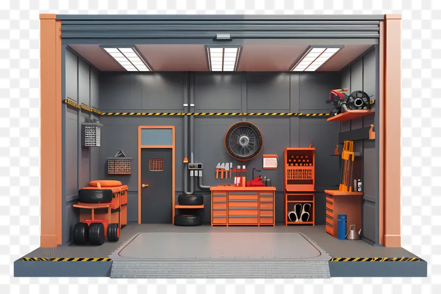 Garage 3d，Garage Des Outils PNG