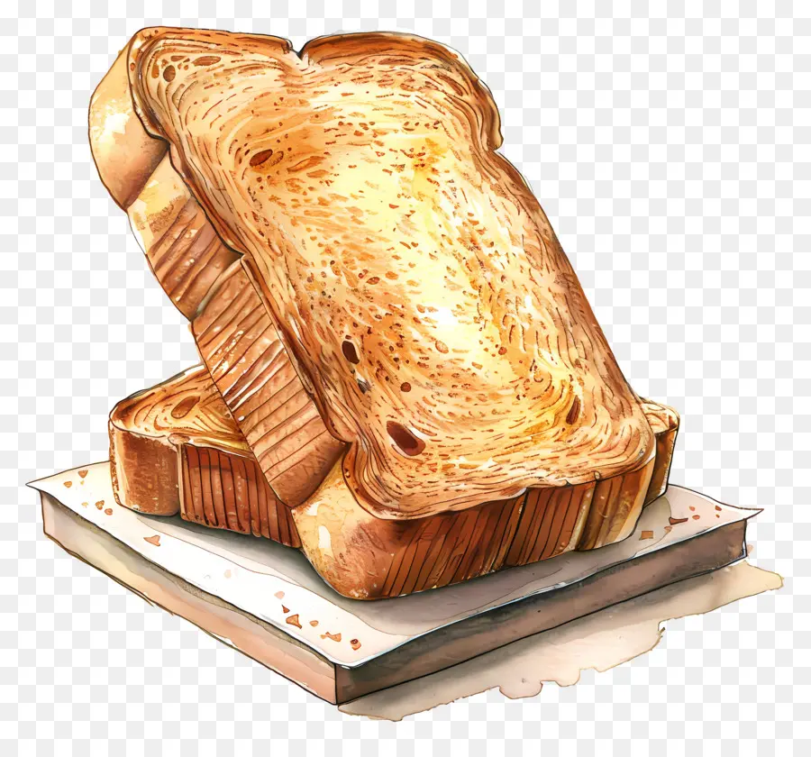 Pain Grille，Toast PNG