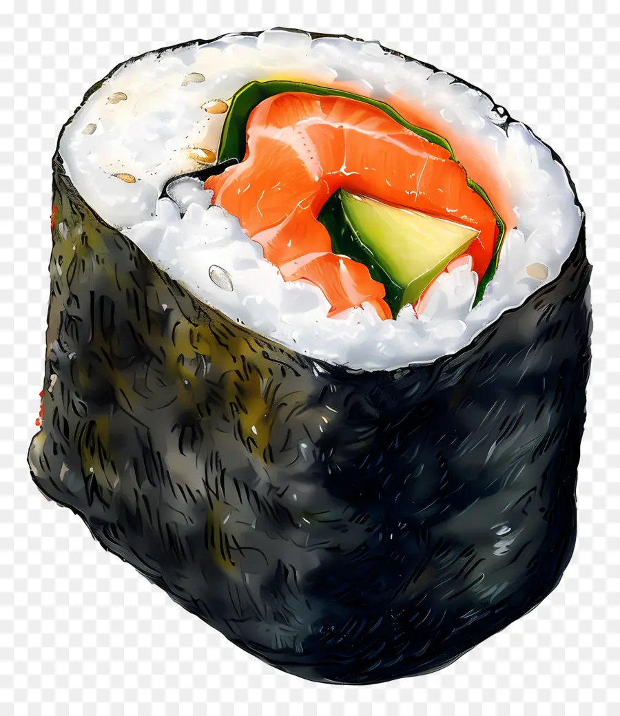 Rouleau De Sushi Maki，Sushi PNG