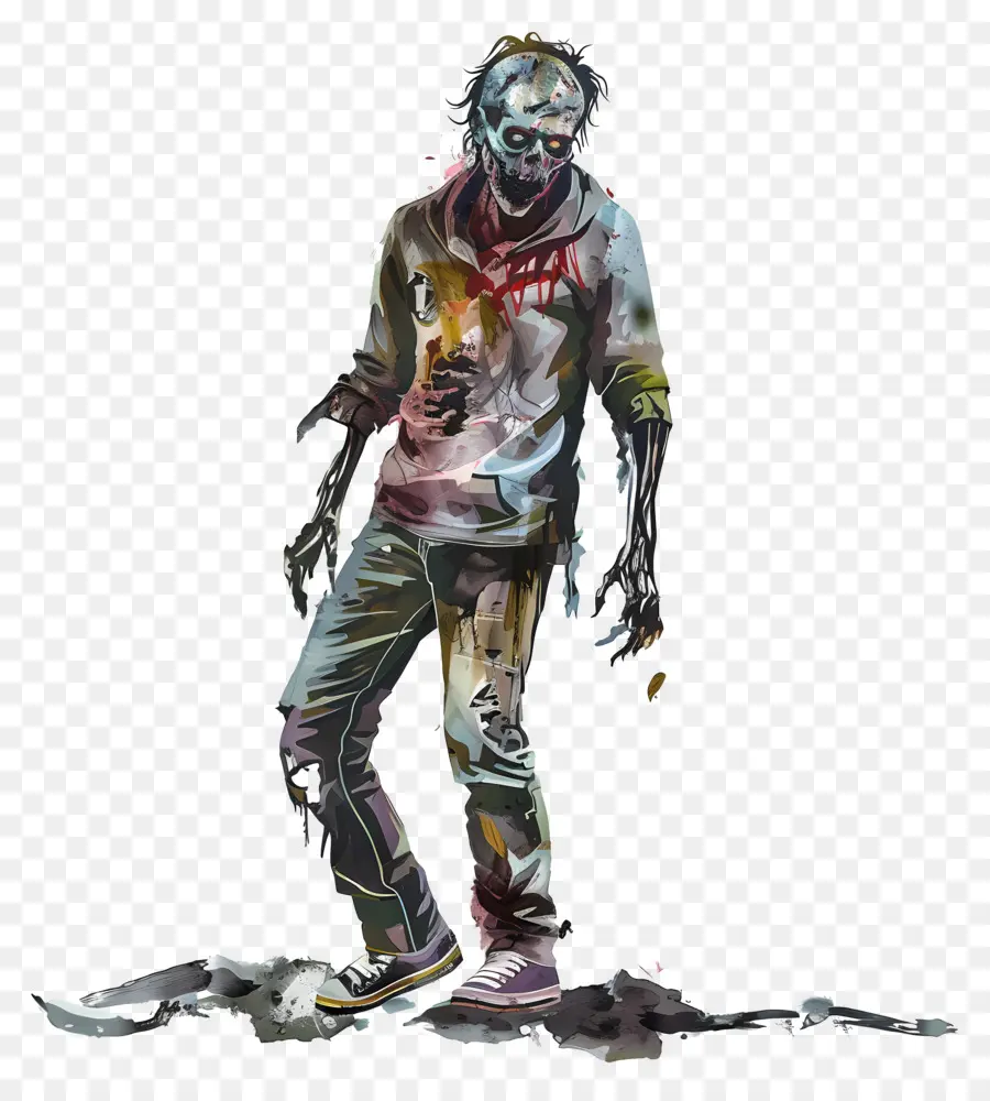 Zombie Effrayant，Illustration De Zombies PNG