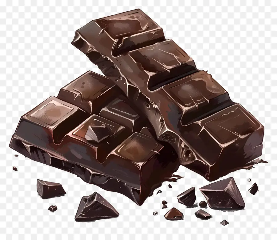 Barres De Chocolat，Doux PNG