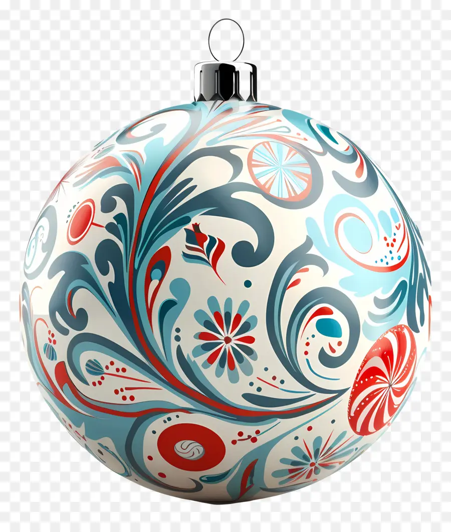 Décoration De Noël Boule，Ornement En Verre PNG