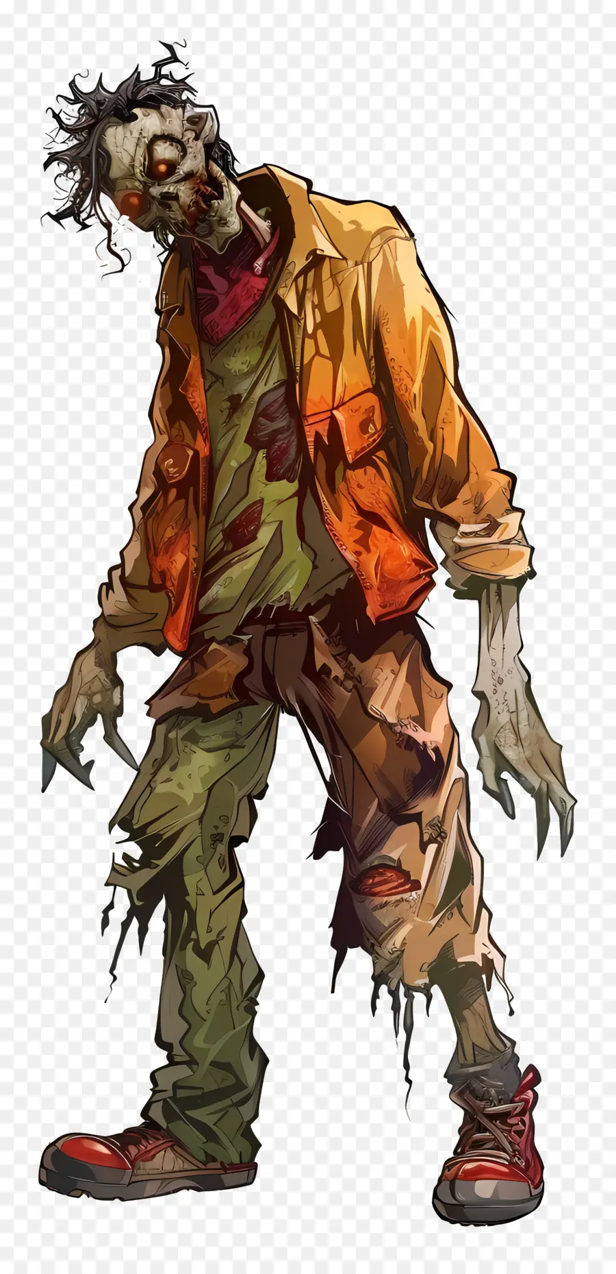 Zombie Effrayant，Zombie PNG