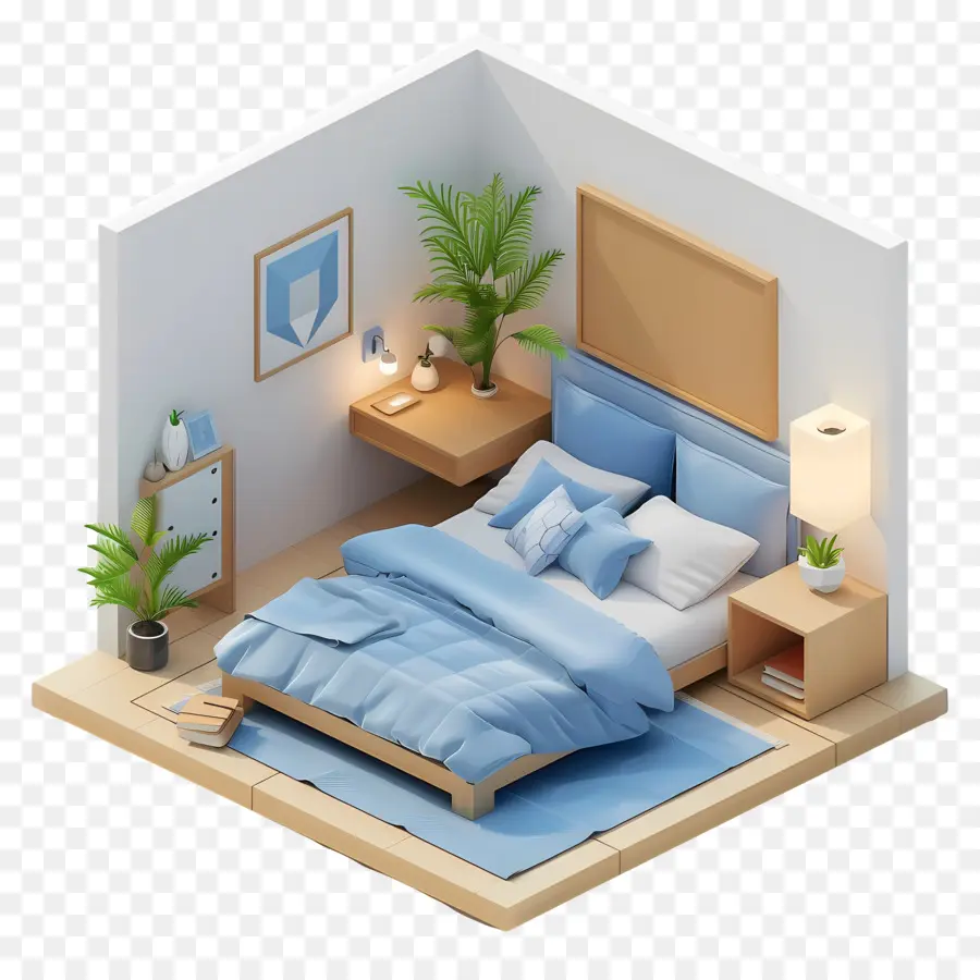 Chambre 3d，Petite Chambre PNG