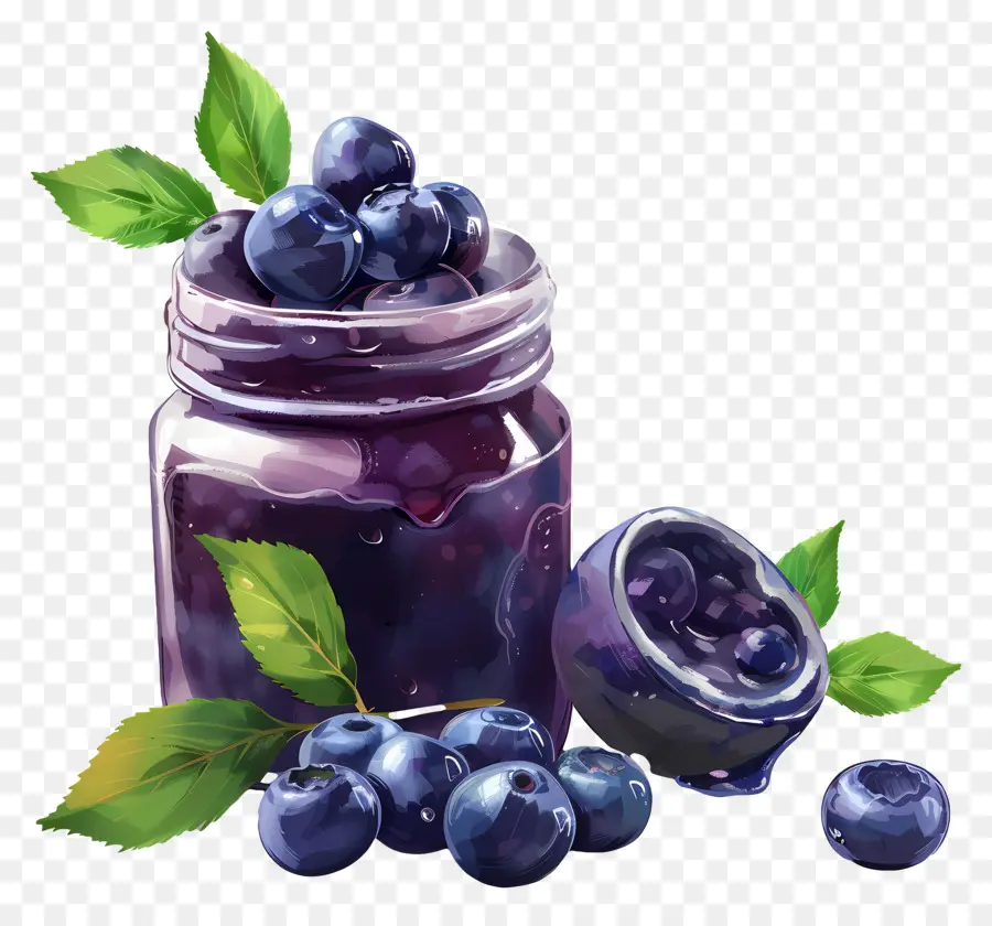 Confiture De Bleuets，Les Bleuets PNG