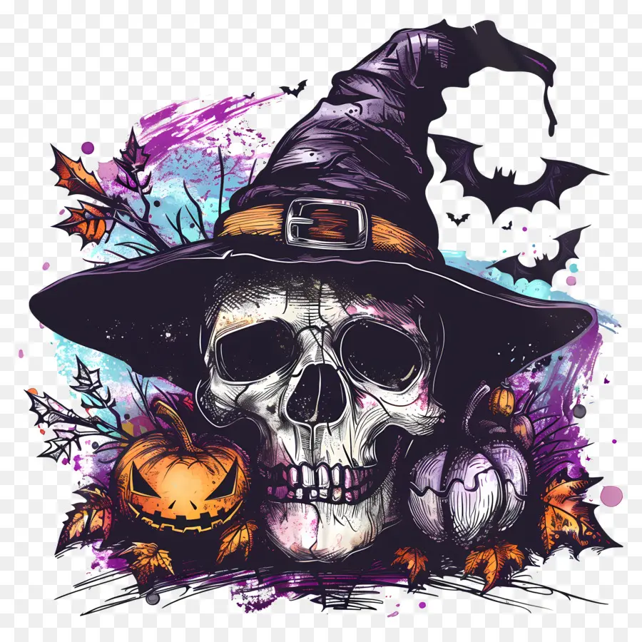 Halloween Crâne，Halloween PNG