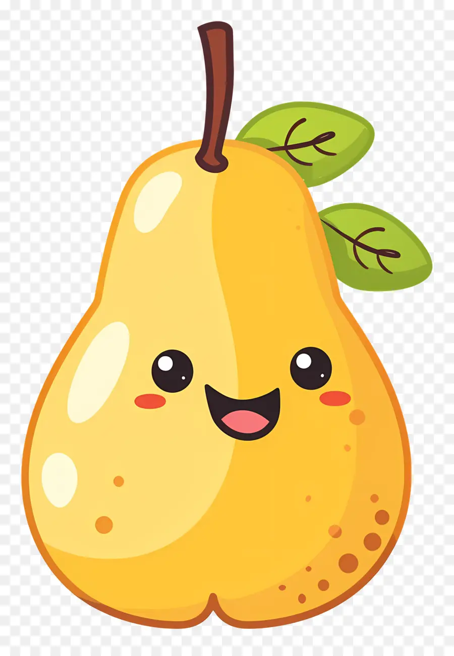 Dessin Animé De Poire，Mignon Poire PNG