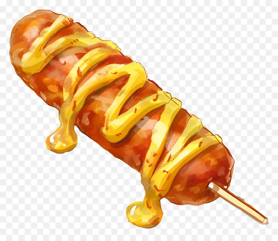 Saucisse Sur Bâtonnet，Hot Dog PNG