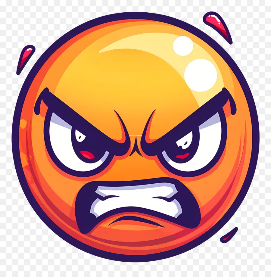 Emoji En Colère，Affronter PNG