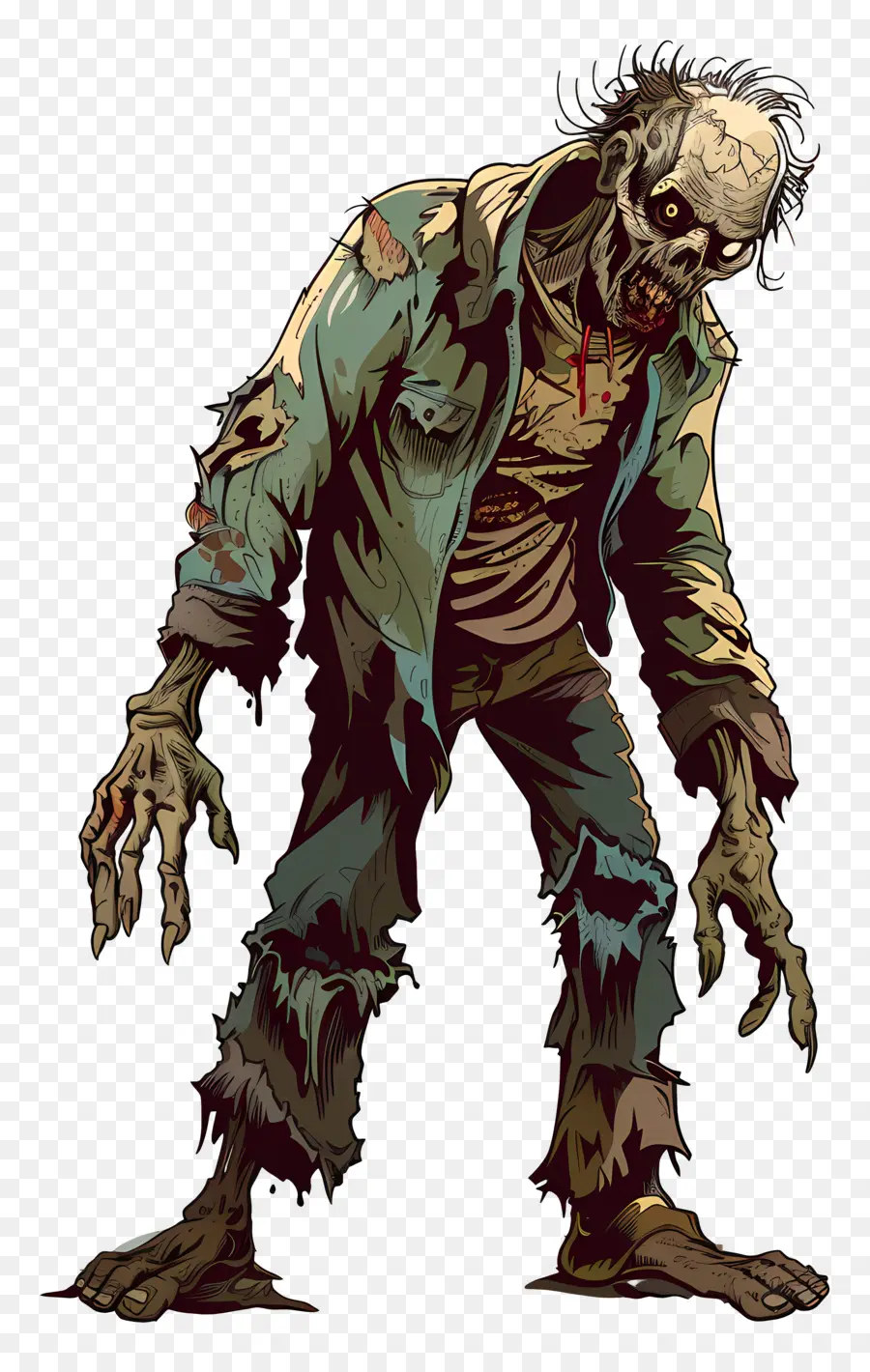 Zombie Effrayant，Zombie PNG