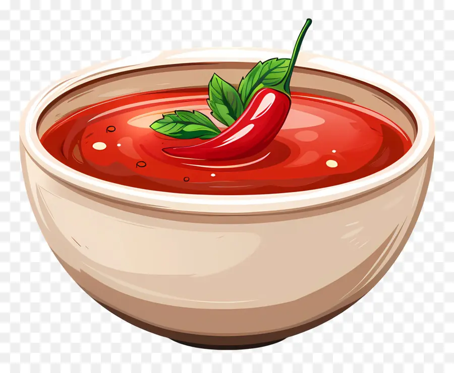 Sauce Chili，Soupe à La Tomate PNG