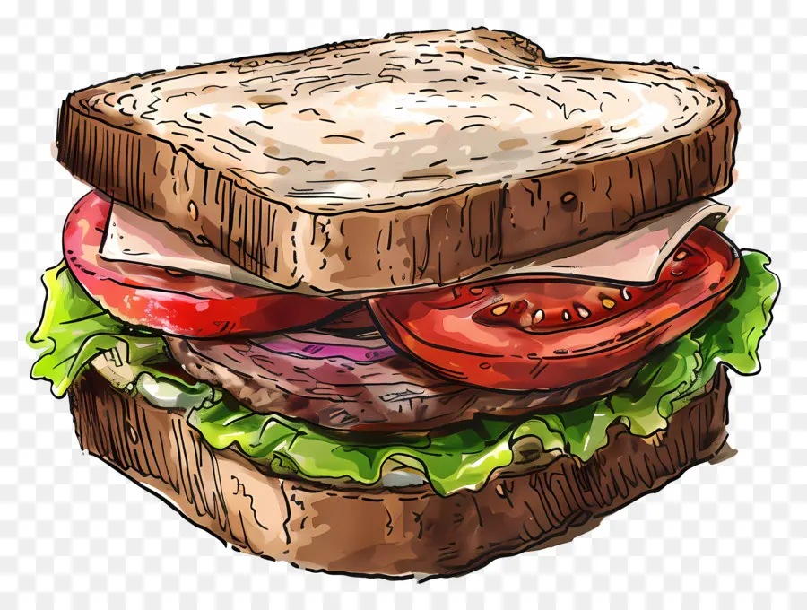 Sandwich，La Nourriture PNG