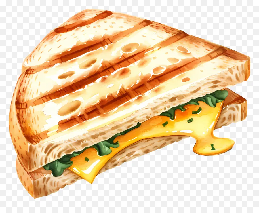 Panini De Fromage，Sandwich Au Fromage Grillé PNG