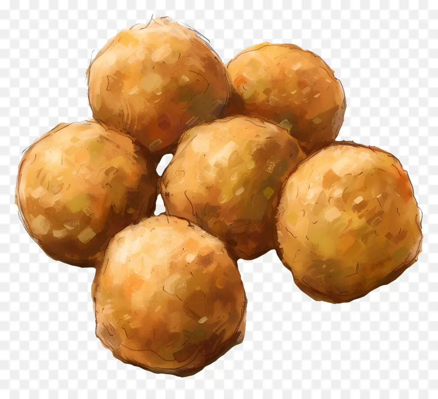 Boules De Pommes De Terre，La Nourriture PNG