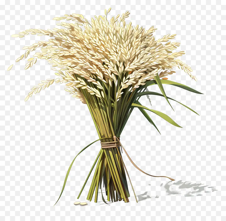 Gerbe De Riz，Fleurs Blanches PNG