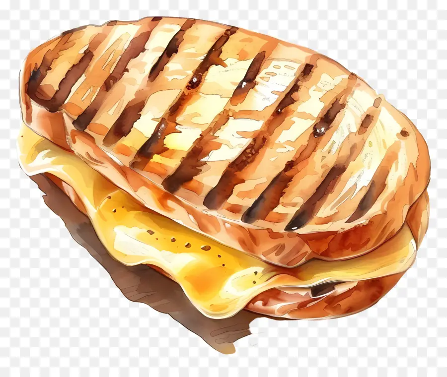 Panini De Fromage，Sandwich Au Fromage Grillé PNG