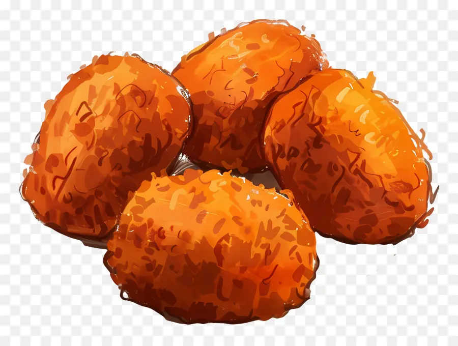 Croquettes，Les Aliments Frits PNG