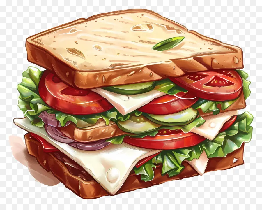 Sandwich，La Viande PNG