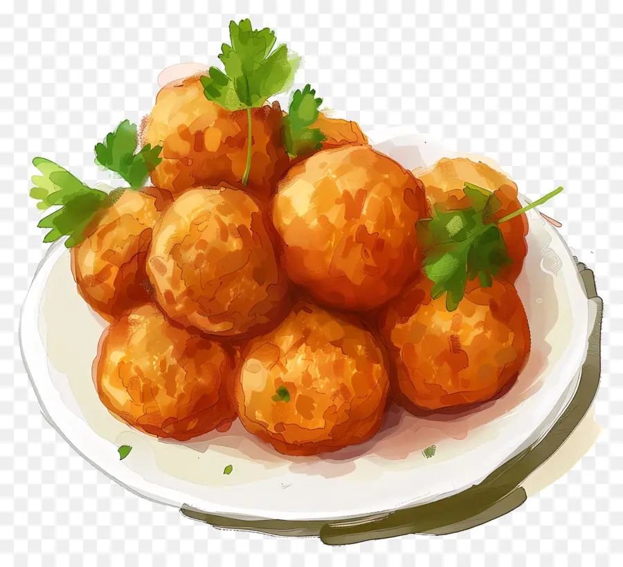 Boulettes De Poulet，Nuggets De Poulet Frit PNG