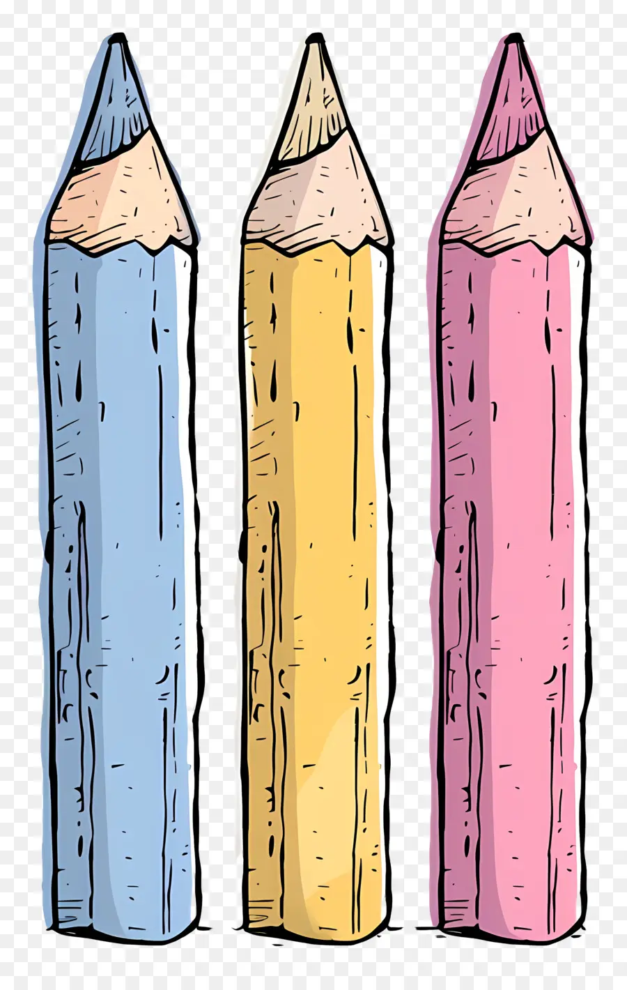 Gros Crayons，Dessin PNG