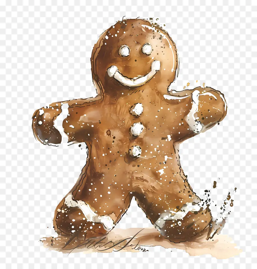 Bonhomme En Pain D'épice，Biscuit PNG